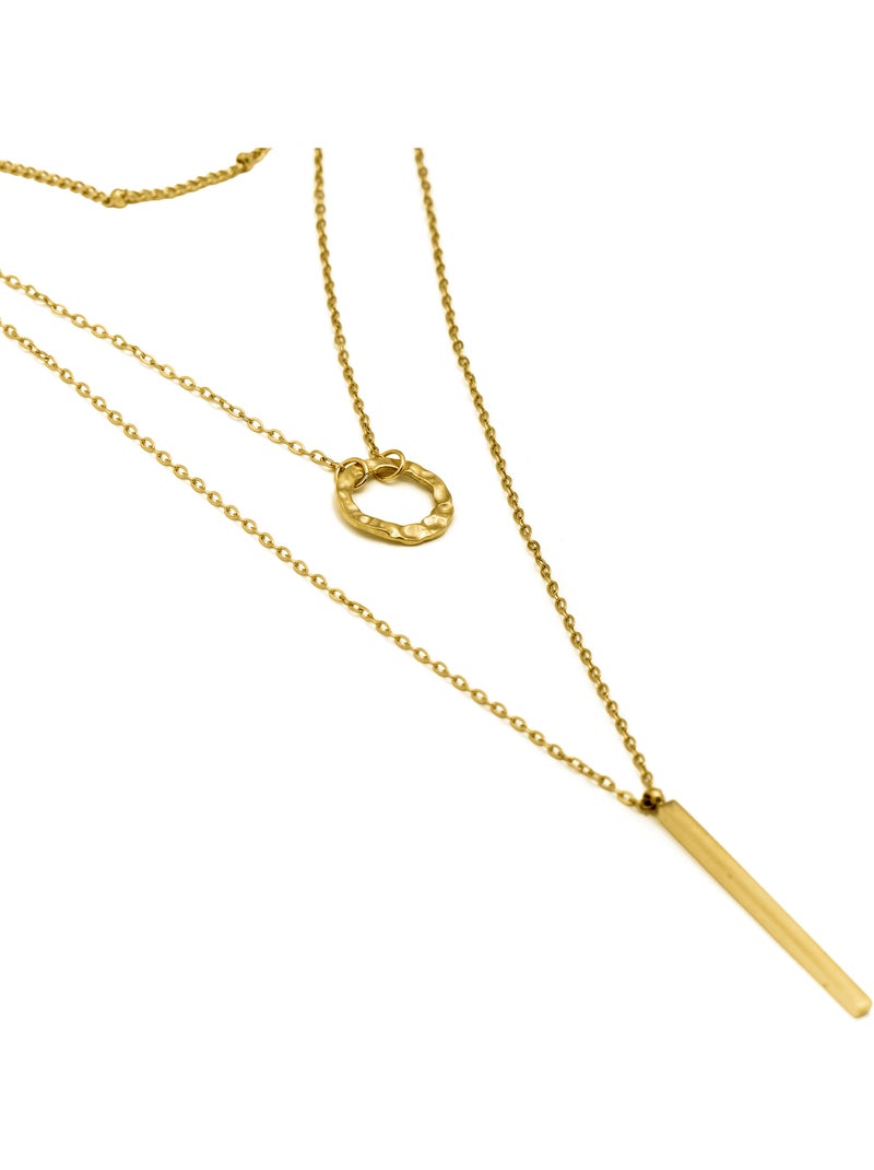 Collier finition or jaune 18 carats - Rewary Jaune - Kiabi