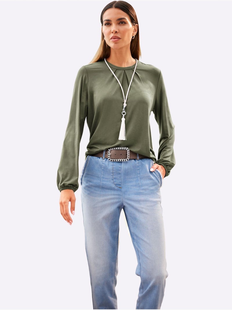 Collier Houppe Décorative - Taille Standard - helline Ecru - Kiabi