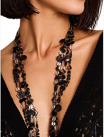 Collier long brillant