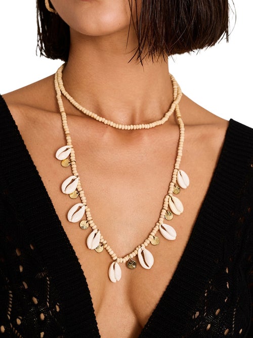 Collier long coquillages complementos - Kiabi Collier long coquillages complementos - Kiabi