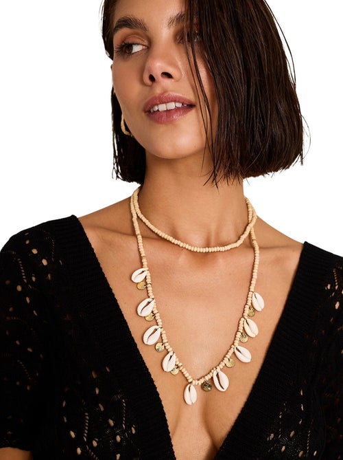 Collier long coquillages complementos - Kiabi Collier long coquillages complementos - Kiabi