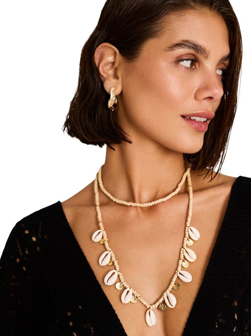 Collier long coquillages complementos - Kiabi Collier long coquillages complementos - Kiabi