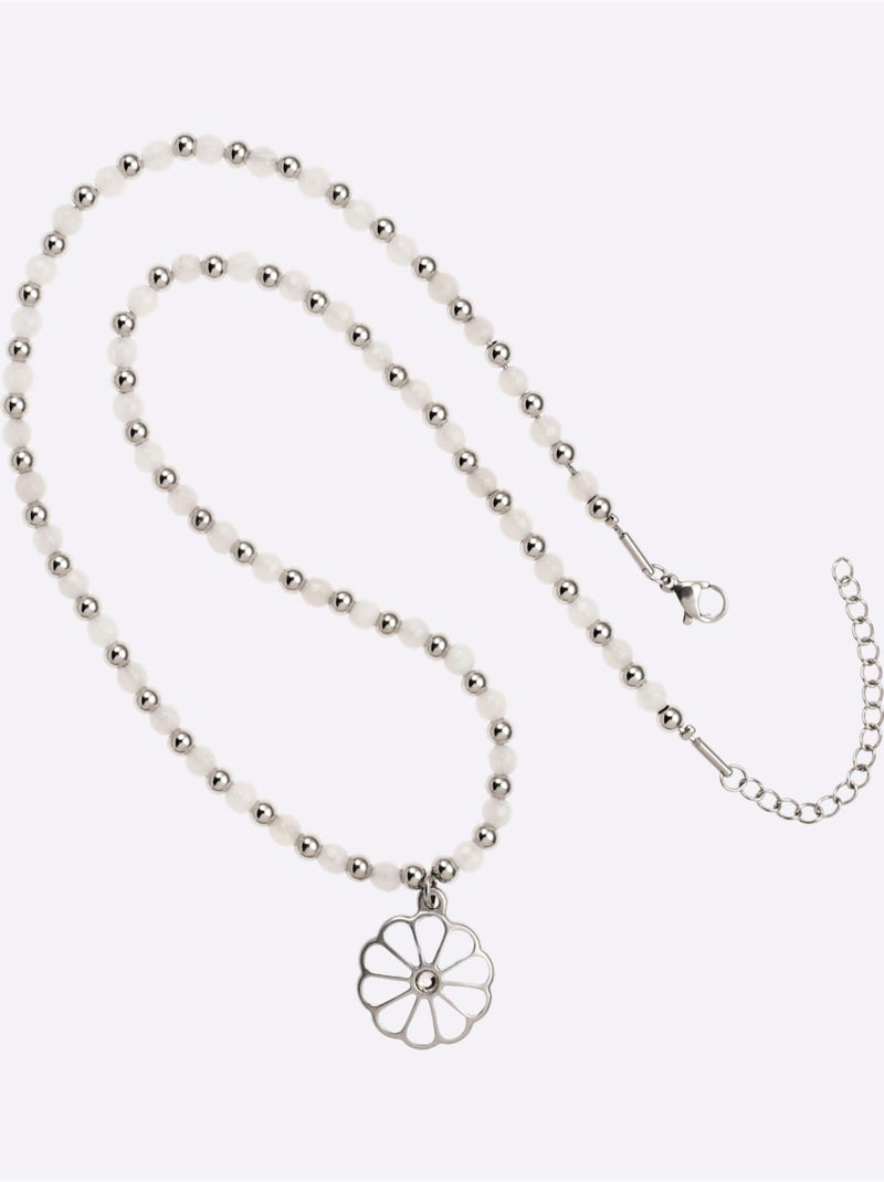 Collier Longueur Réglable - Taille Standard - helline Argent - Kiabi