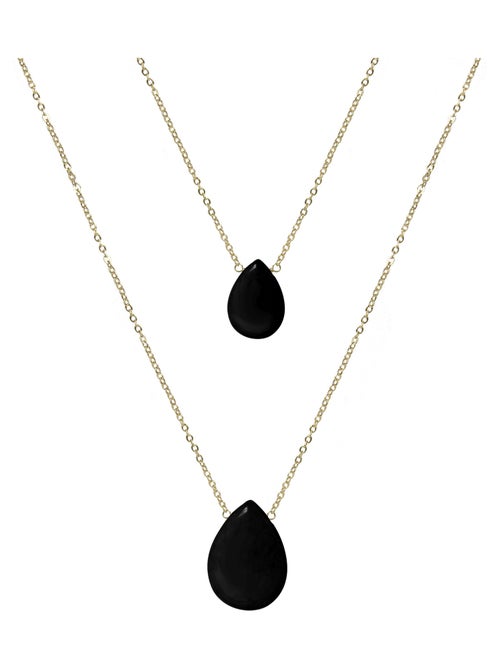 Collier Luxenter Abelia et plaqué or 18k - Kiabi