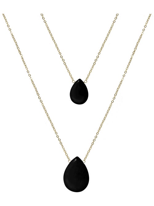 Collier Luxenter Abelia et plaqué or 18k - Kiabi Collier Luxenter Abelia et plaqué or 18k - Kiabi
