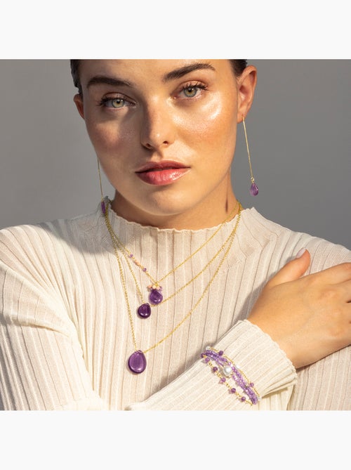 Collier Luxenter Abelia et plaqué or 18k - Kiabi Collier Luxenter Abelia et plaqué or 18k - Kiabi
