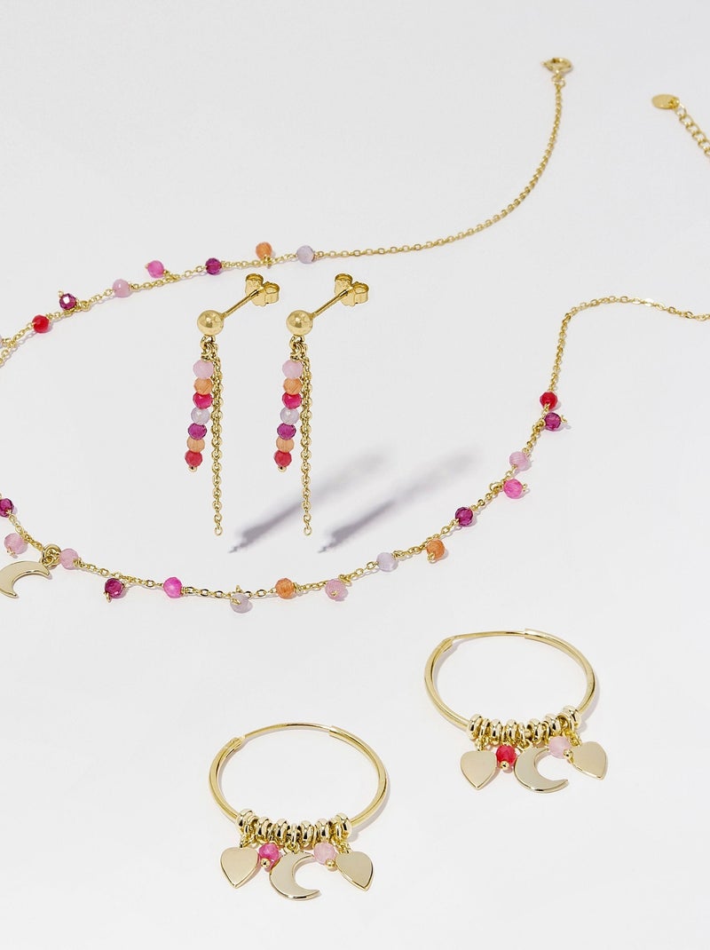 Collier Luxenter Aiel en argent 925 Multicolore - Kiabi