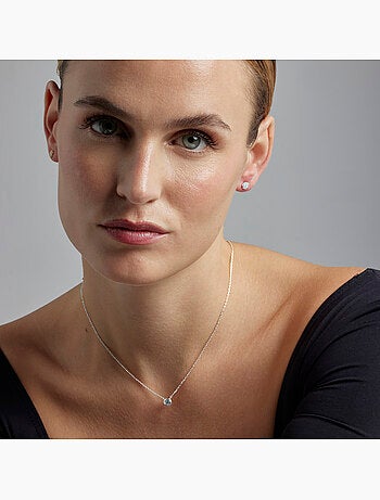 Collier Luxenter Akele finition argentée