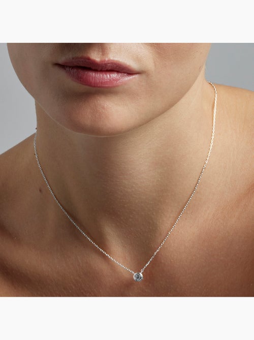 Collier Luxenter Akele finition argentée - Kiabi Collier Luxenter Akele finition argentée - Kiabi