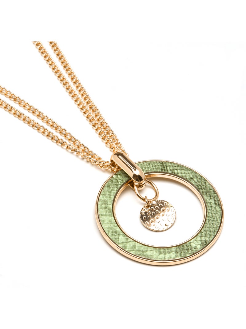 Collier Luxenter Amta finition or 18k Vert - Kiabi