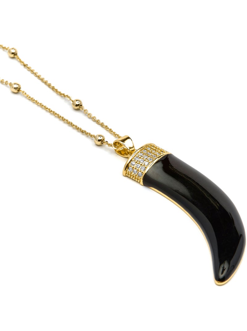 Collier Luxenter Arhew finition or 18k Noir - Kiabi