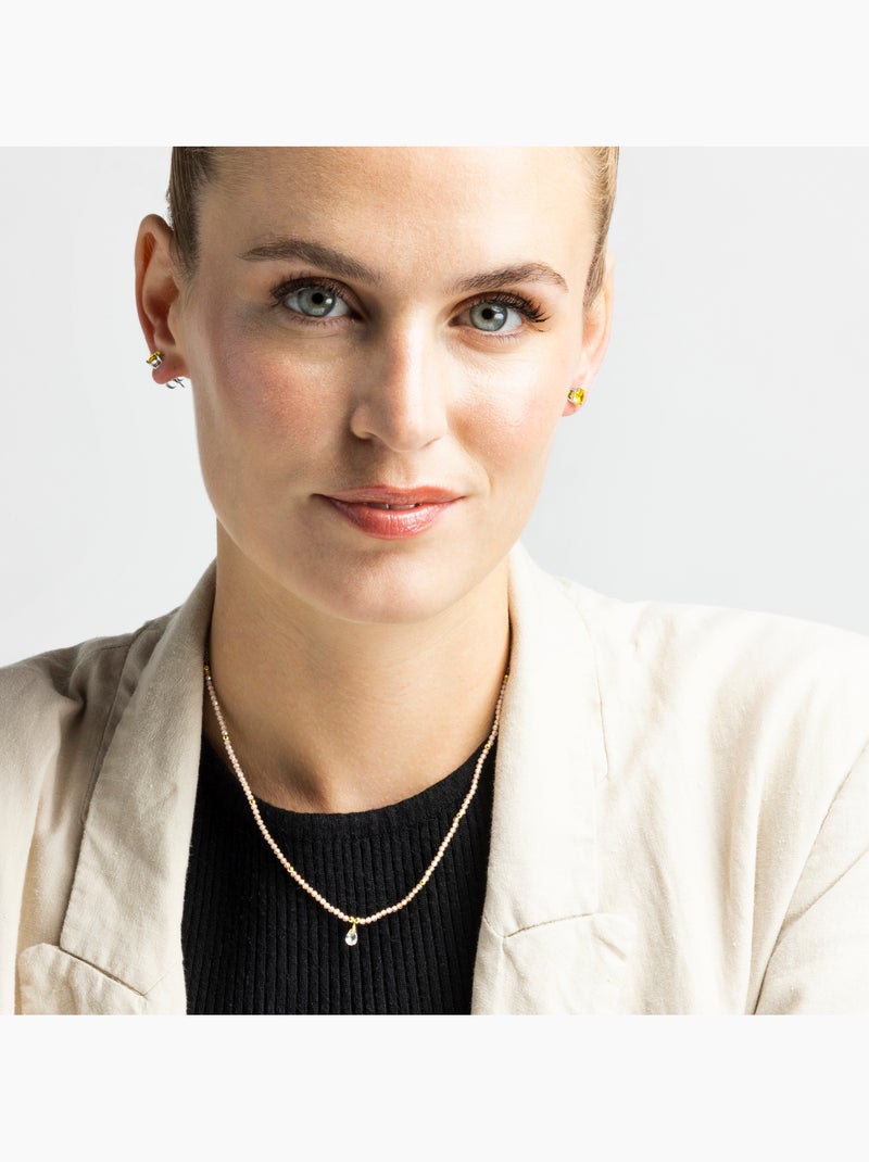 Collier Luxenter Athat et plaqué or 18k Orange - Kiabi