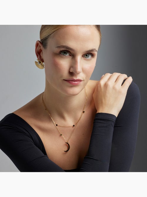Collier Luxenter avec finition en or jaune 18 carats - Monil - Kiabi