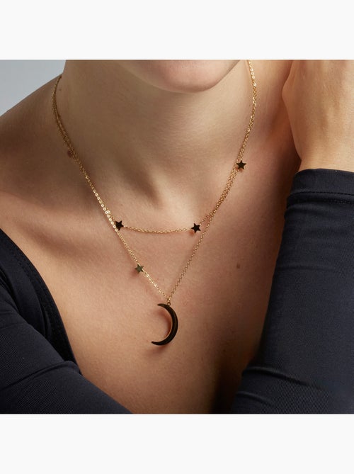 Collier Luxenter avec finition en or jaune 18 carats - Monil - Kiabi