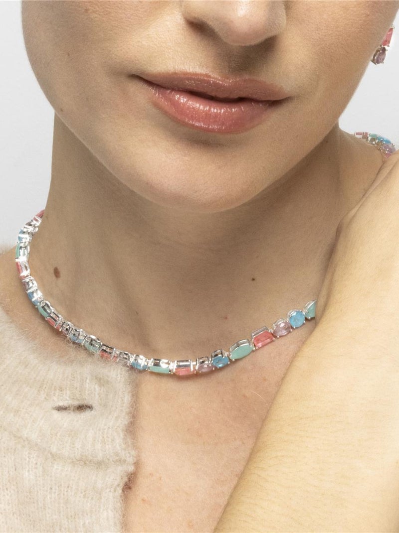 Collier Luxenter avec finition Quartz Hydrothermal Multicolore - Larec Multicolore - Kiabi
