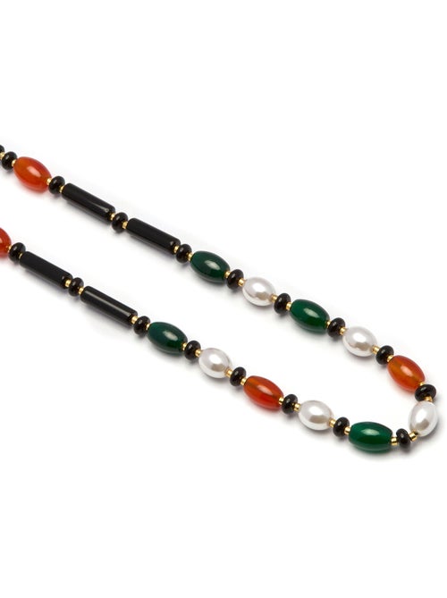 Collier Luxenter avec Onyx finition or 18k - Coepil - Kiabi