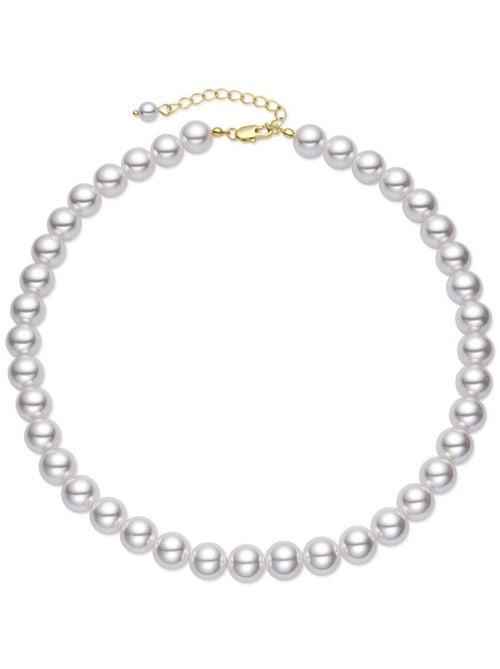Collier Luxenter avec perle blanche finie à l'or fin 18k - Jamel - Kiabi