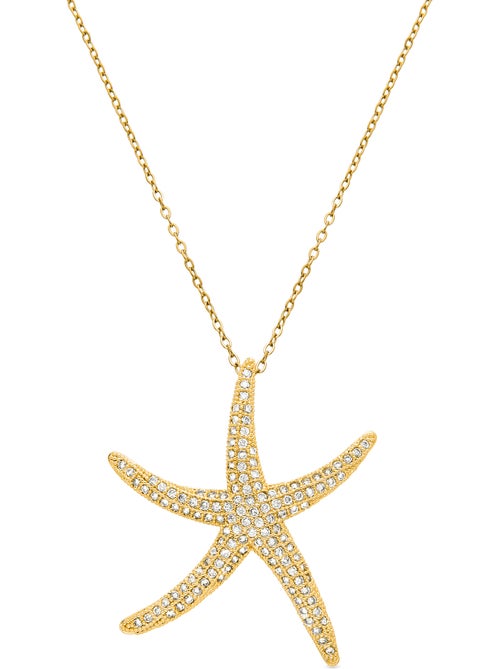 Collier Luxenter avec zircone brillante, finition or 18 carats - Sirif - Kiabi Collier Luxenter avec zircone brillante, finition or 18 carats - Sirif - Kiabi