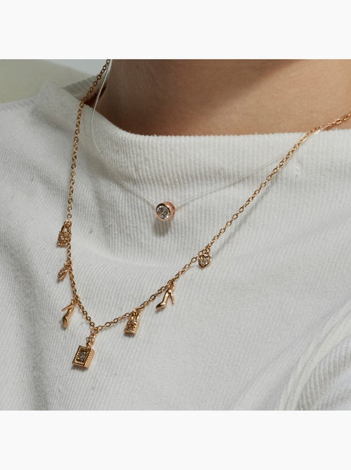 Collier Luxenter avec Zirconia brillant finition or 18k - Hifast - Kiabi Collier Luxenter avec Zirconia brillant finition or 18k - Hifast - Kiabi