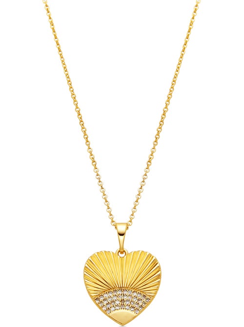 Collier Luxenter avec zircons brillants or 18k - Emmu - Kiabi Collier Luxenter avec zircons brillants or 18k - Emmu - Kiabi