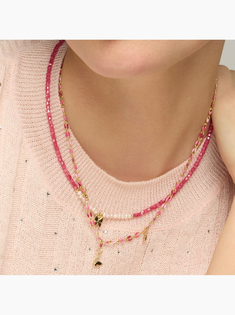Collier Luxenter Axelon Argent 925 Rose - Kiabi