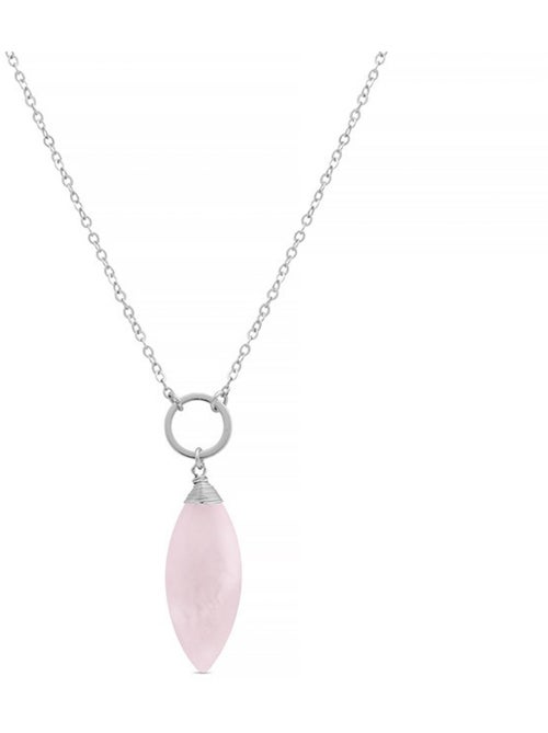 Collier Luxenter Ayom finition rhodium - Kiabi Collier Luxenter Ayom finition rhodium - Kiabi