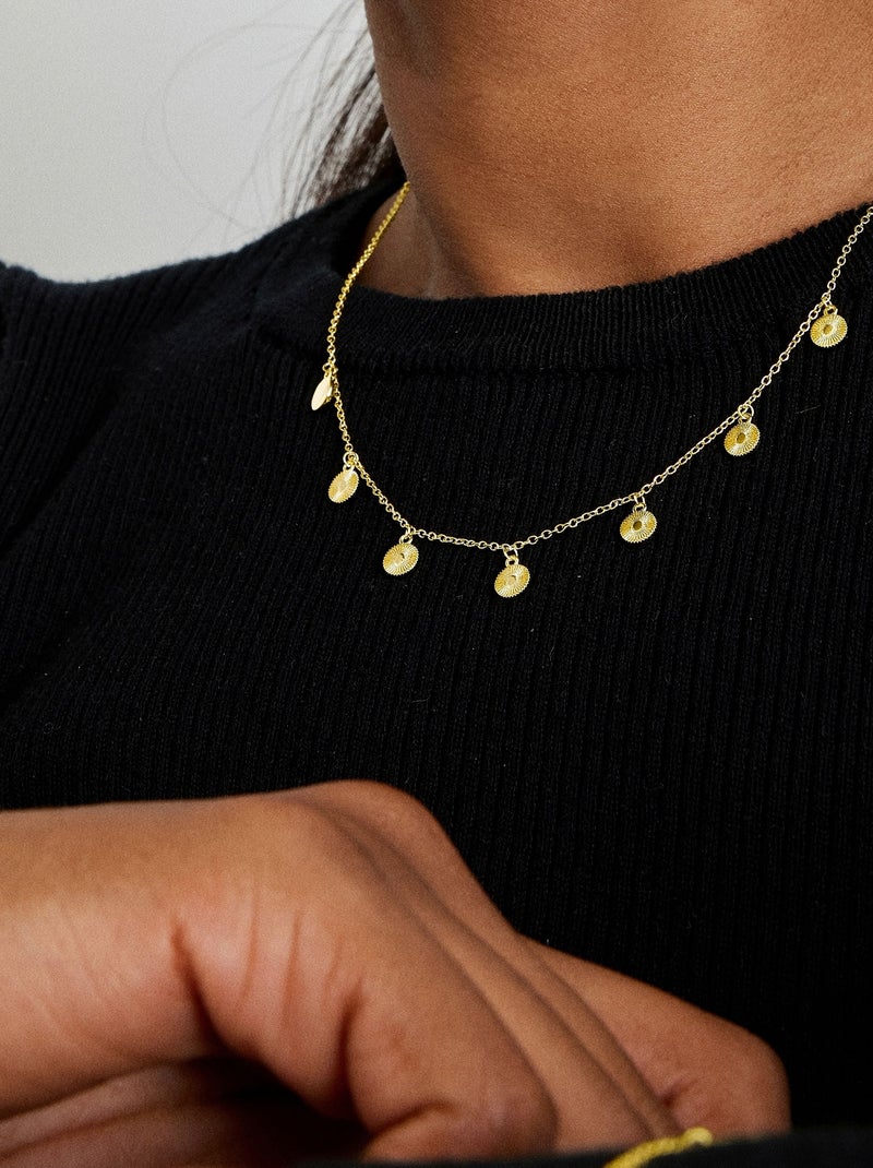Collier Luxenter Balark fini en or Doré/or - Kiabi