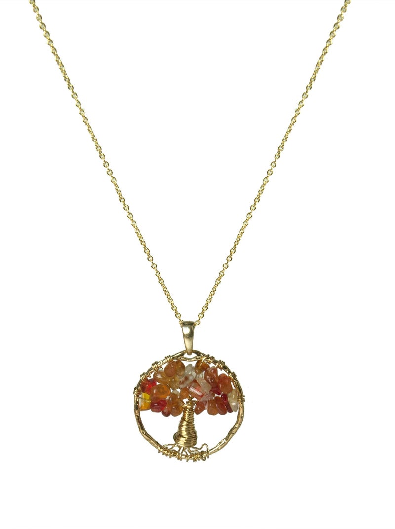 Collier Luxenter Budleia en or jaune 18 carats Rouge - Kiabi