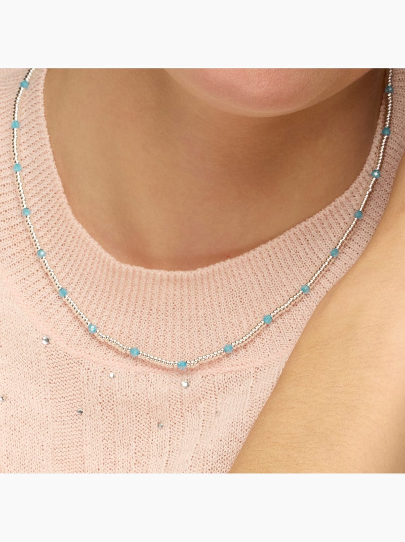 Collier Luxenter deli Argent 925 Bleu - Kiabi