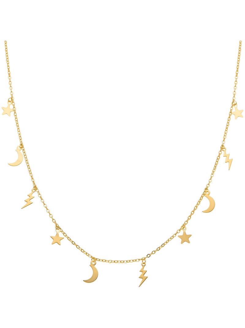 Collier Luxenter Diaxi finition or 18K Argent - Kiabi
