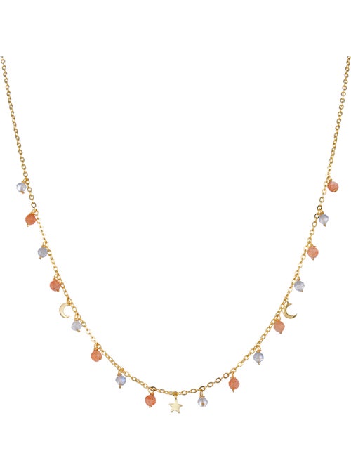 Collier Luxenter en argent 925 avec cristal gris, finition en or jaune 18 carats - Sudla - Kiabi Collier Luxenter en argent 925 avec cristal gris, finition en or jaune 18 carats - Sudla - Kiabi