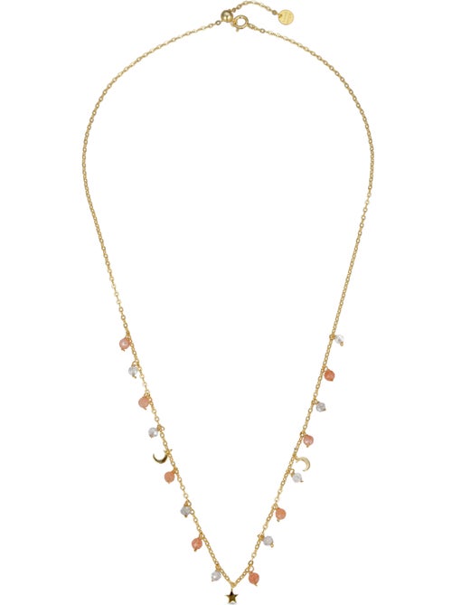 Collier Luxenter en argent 925 avec cristal gris, finition en or jaune 18 carats - Sudla - Kiabi Collier Luxenter en argent 925 avec cristal gris, finition en or jaune 18 carats - Sudla - Kiabi