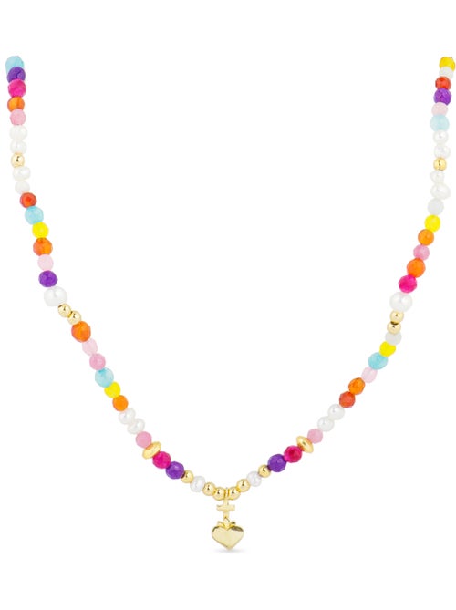Collier Luxenter en argent 925 avec cristal multicolore et finition et plaqué or 18k - Nymox - Kiabi Collier Luxenter en argent 925 avec cristal multicolore et finition et plaqué or 18k - Nymox - Kiabi