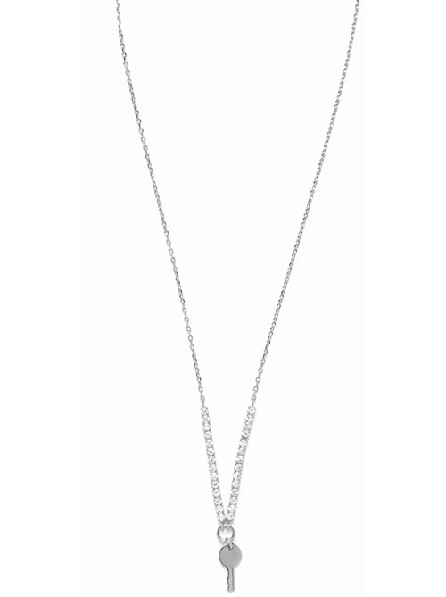 Collier Luxenter en argent 925 avec des zircons rhodiés - Talya - Kiabi Collier Luxenter en argent 925 avec des zircons rhodiés - Talya - Kiabi