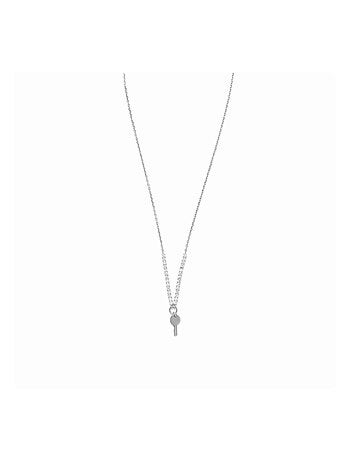 Collier Luxenter en argent 925 avec des zircons rhodiés - Talya