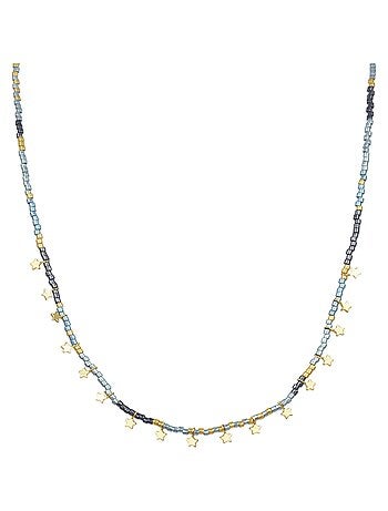 Collier Luxenter en argent 925 avec finition en or jaune 18K - Muh