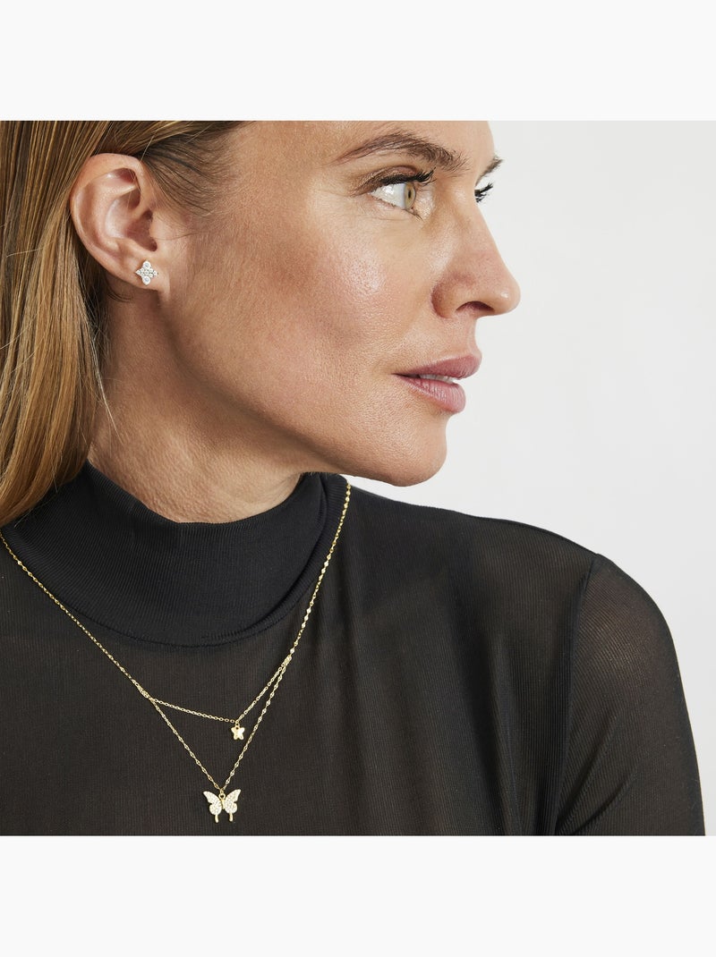 Collier Luxenter en argent 925 avec finition et plaqué or 18k - Ymi Doré/or - Kiabi