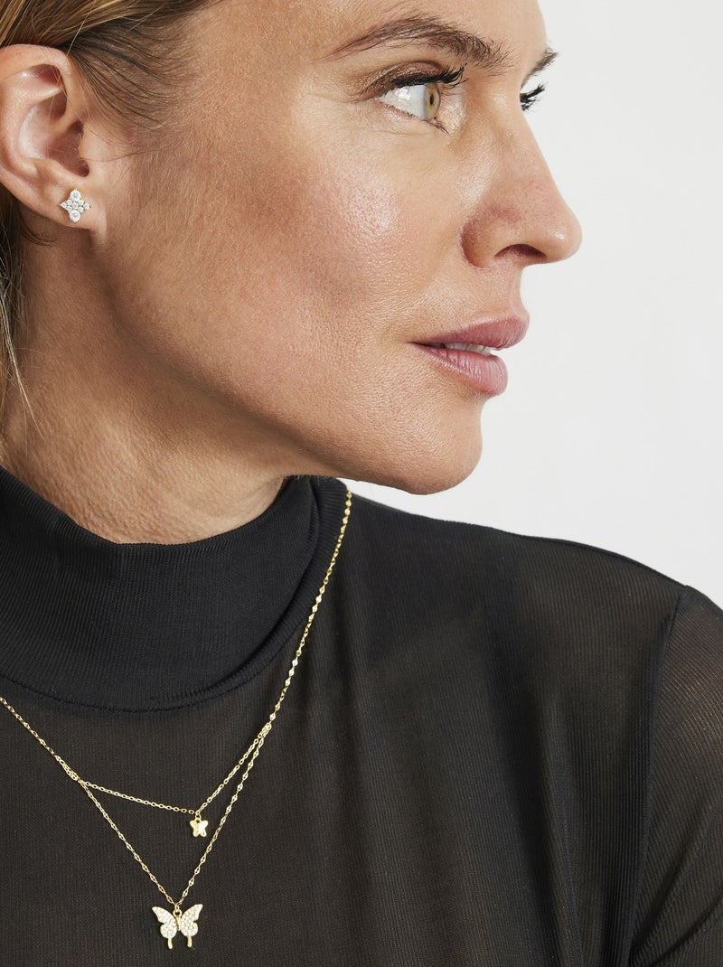 Collier Luxenter en argent 925 avec finition plaqué or jaune 18K - Ymi Doré - Kiabi