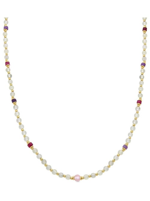 Collier Luxenter en argent 925 avec préhénite finie plaqué or jaune 18K - Rilxi - Kiabi