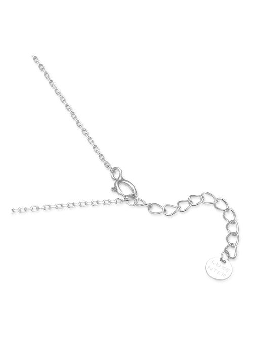 Collier Luxenter en argent 925 avec zircon multicolore plaqué rhodium - Rolcon - Kiabi