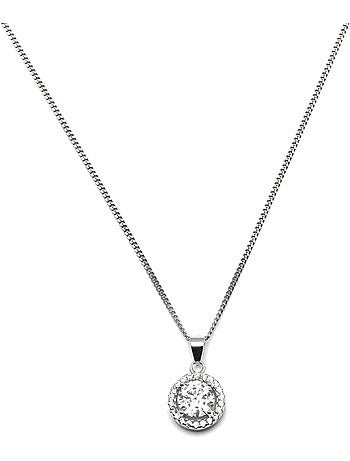 Collier Luxenter en argent 925 avec zirconium brillant plaqué rhodium - Gem Of Legend