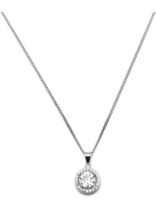 Collier Luxenter en argent 925 avec zirconium brillant plaqué rhodium - Gem Of Legend - Kiabi