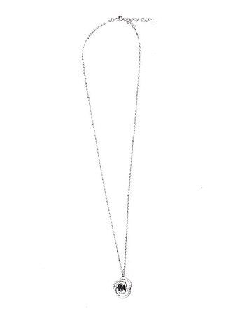 Collier Luxenter en Argent 925 et Onyx Zirconia rhodié - Tyve
