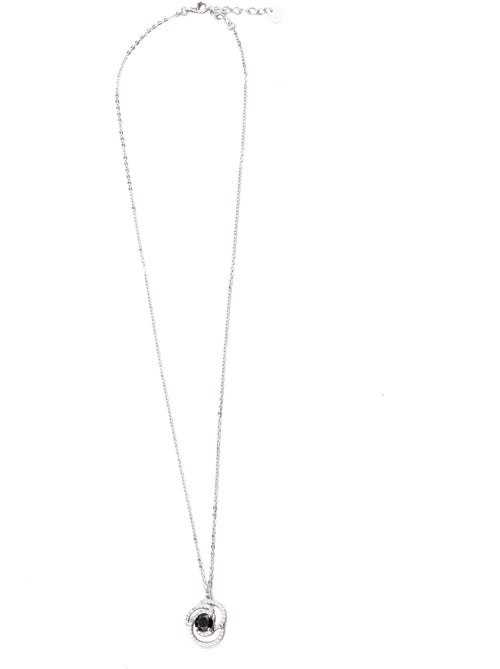 Collier Luxenter en argent 925 et zircone Onix finition rhodium - Tyve - Kiabi Collier Luxenter en argent 925 et zircone Onix finition rhodium - Tyve - Kiabi