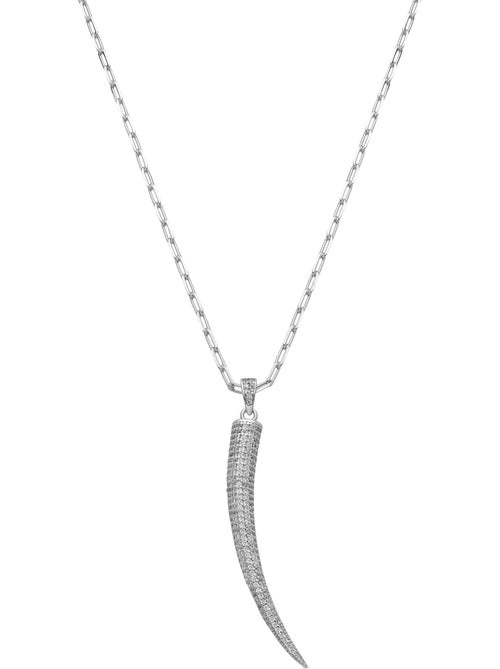 Collier Luxenter en argent 925 et zirconium brillant plaqué rhodium - Hudrid - Kiabi Collier Luxenter en argent 925 et zirconium brillant plaqué rhodium - Hudrid - Kiabi