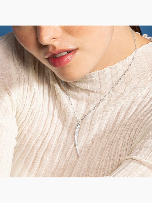 Collier Luxenter en argent 925 et zirconium brillant plaqué rhodium - Hudrid - Kiabi Collier Luxenter en argent 925 et zirconium brillant plaqué rhodium - Hudrid - Kiabi