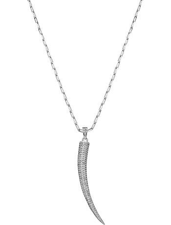 Collier Luxenter en argent 925 et zirconium brillant plaqué rhodium - Hudrid