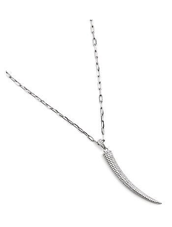 Collier Luxenter en argent 925 et zirconium brillant plaqué rhodium - Hudrid