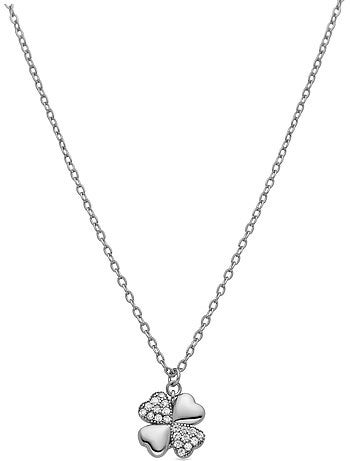 Collier Luxenter en argent 925 et zirconium brillant plaqué rhodium - Lumah