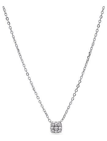 Collier Luxenter en argent 925 et zirconium brillant plaqué rhodium - Niea